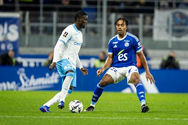 FOOTBALL: Ligue 1 Racing Strasbourg vs Marseille. 26 09 2025 STADE DE LA MEINAU  Copyright: xelyxandroxcegarrax