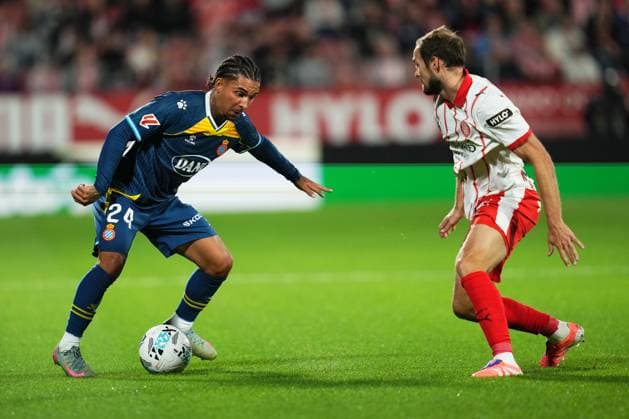 ESP: Girona FC v RCD Espanyol . Liga match 2025-2026, Date 7 Thyrhys Dolan of RCD Espanyol during the La Liga match 2025-2026, date 7 between Girona FC and RCD Espanyol played at Montilivi Stadium on September 26, 2025 in Girona, Spain. kpng Copyright: xBaguxBlancox xPRESSINx PS_240926_GIR_ESP_2526_002