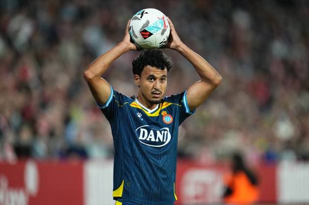 ESP: Girona FC v RCD Espanyol . Liga match 2025-2026, Date 7 Omar El Hilali of RCD Espanyol during the La Liga match 2025-2026, date 7 between Girona FC and RCD Espanyol played at Montilivi Stadium on September 26, 2025 in Girona, Spain. kpng Copyright: xBaguxBlancox xPRESSINx PS_240926_GIR_ESP_2526_013