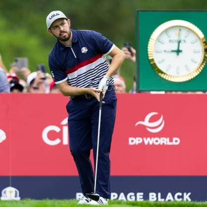 September 26, 2025, Farmingdale, Ny, United States: FARMINGDALE, NY - SEPTEMBER 26: Patrick Cantlay of Team USA tees off on hole 6 during the Ryder Cup - Morning Foursomes Matches at Bethpage Black Golf Course on September 26, 2025 in Farmingdale, NY. Farmingdale United States - ZUMAt139 20250926_aaa_t139_167 Copyright: xAlxChang IsixPhotosx