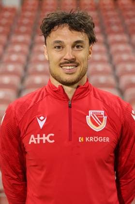 Simon Straudi; FC Energie Cottbus; 3.Liga, Porträttermin 2025 2026 Fussball 3. Liga 2025 2026 Offizieller Portraitermin FC Energie Cottbus