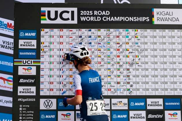 2025 UCI Road World Championships Kigali Rwanda 2025 UCI Road World Championships Kigali Rwanda - Women Elite Road Race - Kigali - Kigali 164,6 km - 27 09 2025 - Ferrand Prevot (France) - photo Luca Bettini SprintCyclingAgency 2025 Kigali Rwanda  Copyright: xLucaxBettinix xSprintcyclingagencyx