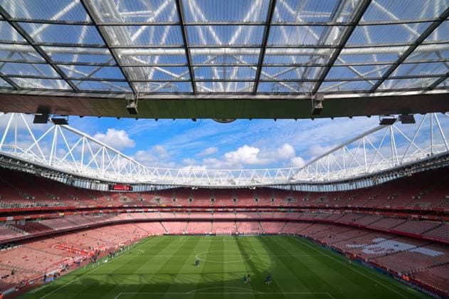 The Emirates Stadium ready for the Women s Super League match between Arsenal Women and Aston Villa Women at the Emirates Stadium, London, England on 27 September 2025. Copyright: xPhilxHutchinsonx 44050001