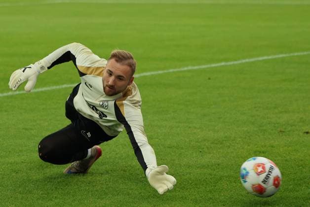 27.09.2025, Fussball, Herren, 2. Bundesliga, Saison 2025 2026, SV 07 Elversberg Holstein Kiel, Nicolas Kristof (SV 07 Elversberg) Elversberg Ursapharm-Arena an der Kaiserlinde Saarland Deutschland (DEU) Copyright: xSebastianxBachx