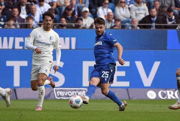 27.09.2025, xhbx, Fussball 2.Bundesliga, Karlsruher SC - 1.FC Magdeburg v.l. Lilian Egloff (Karlsruher SC KSC) (DFL DFB REGULATIONS PROHIBIT ANY USE OF PHOTOGRAPHS as IMAGE SEQUENCES and or QUASI-VIDEO) Karlsruhe