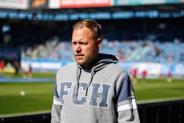 Trainer Daniel Brinkmann (Rostock) ; GER, FC Hansa Rostock vs. TSV Havelse, Fußball, Männer, 3. Liga, 08.Spieltag, Spielzeit 2025 2026, 27.09.2025 Rostock Ostseestadion Mecklenburg - Vorpommern Deutschland