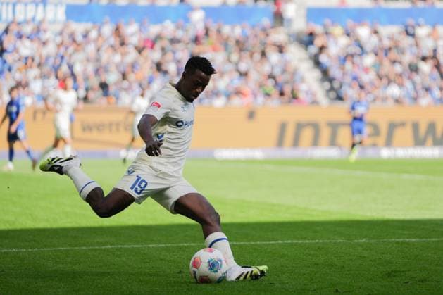 2. Fussball Bundesliga, Karlsruher SC vs 1. FC Magdeburg, 27.09.2025 Lubambo Musonda (1. FC Magdeburg, 19) 2. Fussball Bundesliga, Karlsruher SC vs 1. FC Magdeburg, BBBank Wildpark Karlsruhe, 27.09.2025 DFB DFL REGULATIONS PROHIBIT ANY USE OF PHOTOGRAPHS AS IMAGE SEQUENCES AND OR QUASI-VIDEO.