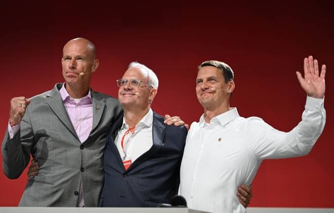 27.09.2025 , xophax, Fussball 1.Bundesliga, 1.FC Koeln Mitgliederversammlung , Präsidentenwahl. Rhein Energie Stadion Jahreshauptversammlung am Samstag den 27.09.2025. 1.FC Köln Team Stobbe : v.l.n.rechts Jörn Stobbe, Jörg Alvermann , Ulf Sobek (DFL DFB REGULATIONS PROHIBIT ANY USE OF PHOTOGRAPHS as IMAGE SEQUENCES and or QUASI-VIDEO) Koeln