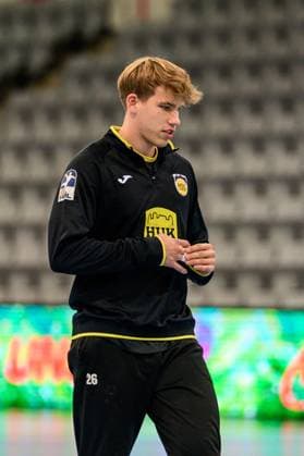 Valkovskis, Janis Pavels (Rueckraum Links, HSC 2000 Coburg, 26) GER, Bayern, HSC 2000 Coburg gegen HBW Balingen-Weilstetten, 2. Handball Bundesliga, Handball, 5.Spieltag, Saison 2025 2026, 19.30 Uhr, Samstag, 27.09.2025 GER, Bayern, HSC 2000 Coburg gegen HBW Balingen-Weilstetten, 2. Handball Bundesliga, Handball, 5.Spieltag, Saison 2025 2026, 19.30 Uhr, Samstag, 27.09.2025 Coburg Copyright: xEibner-Pressefoto MartinxHerbstx EP_MHT