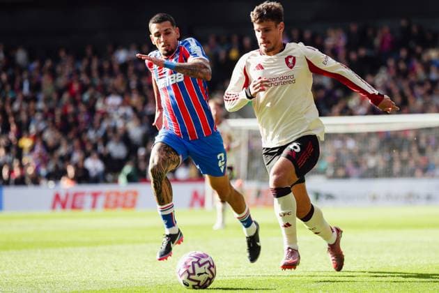 Milos Kerkez (6 Liverpool) in action during at the Premier League game between Crystal Palace and Liverpool at Selhurst Park in London, England. Copyright: xLiamxAsman SPPx Sportspressphoto_SPR33251