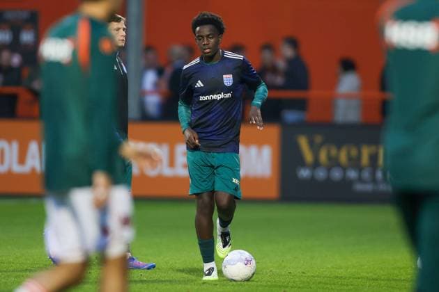 VOLENDAM, 27-09-2025 , KRAS Stadium , season 2025 2026 , Dutch eredivisie football, match between FC Volendam and PEC Zwolle , picture shows PEC Zwolle player Jadiel Pereira da Gama Volendam - PEC  x31224039x Copyright: