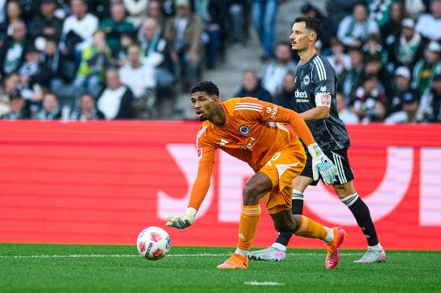 MOENCHENGLADBACH, GERMANY - 27 SEPTEMBER, 2025: Kaua Santos - The football match of Bundesliga Borussia Moenchengladbach vs Eintracht Frankfurt at Borussia Park.  Copyright: xVITALIIxKLIUIEVx