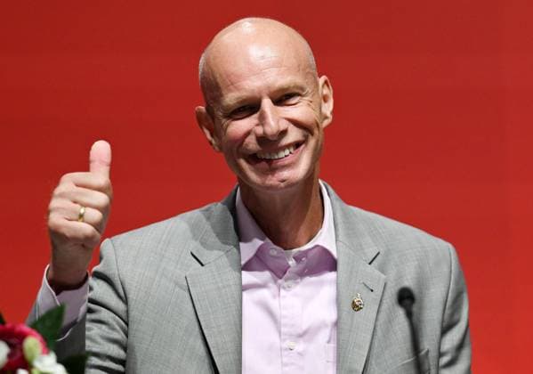 27.09.2025 , xophax, Fussball 1.Bundesliga, 1.FC Koeln Mitgliederversammlung , Präsidentenwahl. Rhein Energie Stadion Jahreshauptversammlung am Samstag den 27.09.2025. 1.FC Köln Team Stobbe gewinnt die Wahl. Neuer Präsident des 1.FC Köln Jörn Stobbe Koeln