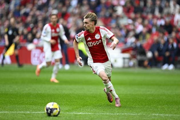 AMSTERDAM - Ajax s Kenneth Taylor during the Dutch Eredivisie match between AFC Ajax and NAC Breda at the Johan Cruijff ArenA on September 27, 2025, in Amsterdam, Netherlands. ANP OLAF KRAAK Eredivisie 2025 26 xVIxANPxSportx xxANPxIVx 537637809 originalFilename: 537637809.jpg