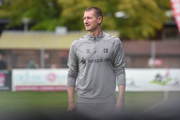 Fußball I Herren I Saison 2025-2026 I Regionalliga Nord I 11. Spieltag I SC Weiche Flensburg 08 - SSV Jeddeloh II I 27.09.2025 Tim Wulff (Trainer, SC Weiche Flensburg 08) Copyright: xLobeca JanxKirschnerx