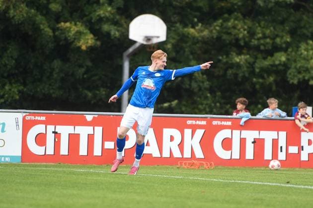 Fußball I Herren I Saison 2025-2026 I Regionalliga Nord I 11. Spieltag I SC Weiche Flensburg 08 - SSV Jeddeloh II I 27.09.2025 Pascal Steinwender (27, SSV Jeddeloh II) Copyright: xLobeca JanxKirschnerx
