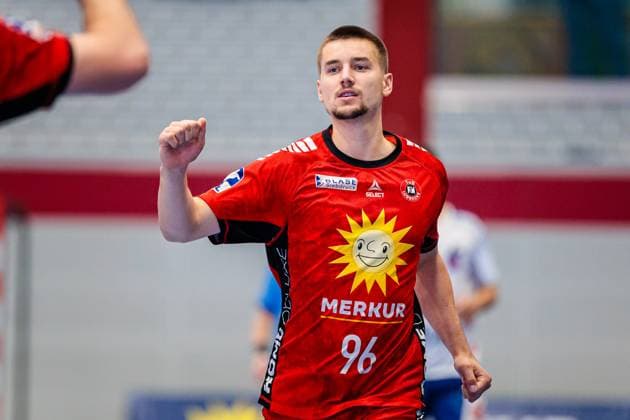 Tim Roman Wieling (TuS N-Luebbecke, 96) jubelt nach Torerfolg Tor GER, TuS N-Luebbecke vs. 1. VfL Potsdam, Handball, 2. Bundesliga, 5. Spieltag, Spielzeit 2025 2026, 27.09.2025 GER, TuS N-Luebbecke vs. 1. VfL Potsdam, Handball, 2. Bundesliga, 5. Spieltag, Spielzeit 2025 2026, 27.09.2025 Luebbecke Copyright: xEibner-Pressefoto JanxRollingerx EP_JSK