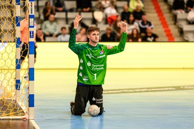 Kornecki, Mateusz (TW, HBW Balingen-Weilstetten, 1) GER, Bayern, HSC 2000 Coburg gegen HBW Balingen-Weilstetten, 2. Handball Bundesliga, Handball, 5.Spieltag, Saison 2025 2026, 19.30 Uhr, Samstag, 27.09.2025 GER, Bayern, HSC 2000 Coburg gegen HBW Balingen-Weilstetten, 2. Handball Bundesliga, Handball, 5.Spieltag, Saison 2025 2026, 19.30 Uhr, Samstag, 27.09.2025 Coburg Copyright: xEibner-Pressefoto MartinxHerbstx EP_MHT