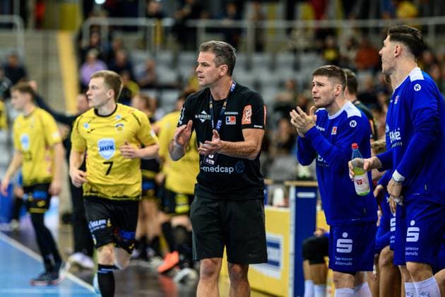 Flohr, Matthias (Trainer, HBW Balingen-Weilstetten) GER, Bayern, HSC 2000 Coburg gegen HBW Balingen-Weilstetten, 2. Handball Bundesliga, Handball, 5.Spieltag, Saison 2025 2026, 19.30 Uhr, Samstag, 27.09.2025 GER, Bayern, HSC 2000 Coburg gegen HBW Balingen-Weilstetten, 2. Handball Bundesliga, Handball, 5.Spieltag, Saison 2025 2026, 19.30 Uhr, Samstag, 27.09.2025 Coburg Copyright: xEibner-Pressefoto MartinxHerbstx EP_MHT
