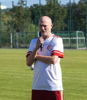 Fußball, Herren, Saison 2025 2026, NOFV Oberliga Nord, SV Sparta Lichtenberg, Feier zur Namensgebung, Sportanlage Fischerstraße wird zum Paul-Kalkbrenner-Sportfeld, Paul Kalkbrenner (Namensgeber des Paul-Kalkbrenner-Sportfeldes), 27.09. 2025, Copyright: xMatthiasxKochx