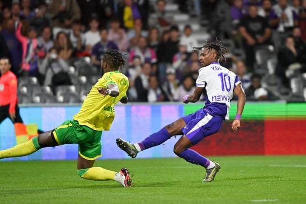 Toulouse FC v FC Nantes - Ligue 1 McDonald s 2025 2026 10 Yann GBOHO (tfc) during the Ligue 1 McDonald s match between Toulouse and Nantes at Stadium de Toulouse on September 27, 2025 in Toulouse, France. Toulouse France  Copyright: xFEPx 776348141