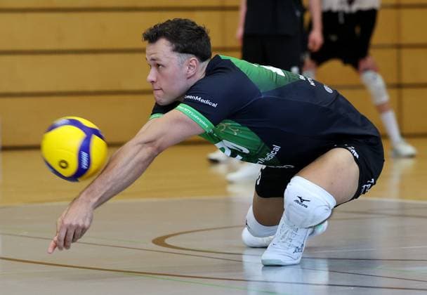BAU 27.09.2025 Ludwigsburg Volleyball Barock Volley MTV Ludwigsburg vs. TSV Haching, Jeffrey Klok (LB)