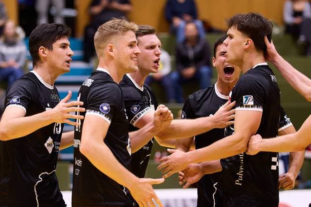 Freude, Jubel TV Rottenburg GER, TuS Kriftel vs. TV Rottenburg,Volleyball, 2. Bundesliga Sued, 3. Spieltag, Spielzeit 2025 2026, 27.09.2025 GER, TuS Kriftel vs. TV Rottenburg,Volleyball, 2. Bundesliga Sued, 3. Spieltag, Spielzeit 2025 2026, 27.09.2025 Kriftel Copyright: xEibner-Pressefoto GeraldxOelze-dexStoppanyx EP_ODS