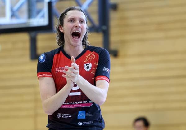 BAU 27.09.2025 Ludwigsburg Volleyball Barock Volley MTV Ludwigsburg vs. TSV Haching, Ben-Simon Bonin (LB)