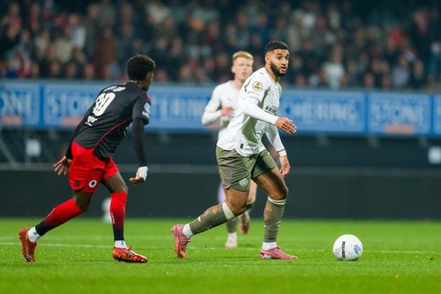 ROTTERDAM , 27-09-2025 , Stadium Woudestein , season 2025 2026 , VriendenLoterij Eredivisie , Excelsior vs PSV Eindhoven , PSV Player Ismael Saibari Excelsior - PSV  x31229222x Copyright: