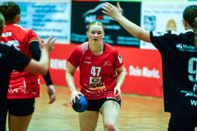 Handball I Frauen I Saison 2025 2026 I 3.Liga Nord I 3 Spieltag I SV Henstedt-Ulzburg - TV Hannover-Badenstedt I 27.09.2025 Pia Döpke (47, TV Hannover-Badenstedt) Copyright: xLobeca RalfxHomburgx