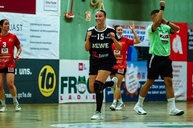 Handball I Frauen I Saison 2025 2026 I 3.Liga Nord I 3 Spieltag I SV Henstedt-Ulzburg - TV Hannover-Badenstedt I 27.09.2025 Annika Günther (15, SV Henstedt-Ulzburg) Copyright: xLobeca RalfxHomburgx