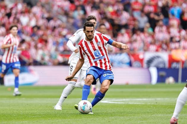 Koke (Atletico), SEPTEMBER 27, 2025 - Football Soccer : Spanish LaLiga EA Sports match between Club Atletico de Madrid - Real Madrid CF at the Estadio Riyahd Air Metropolitano in Madrid, Spain. Noxthirdxpartyxsales  aflo_305027401