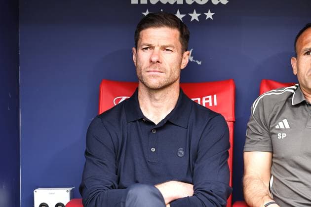 Xabi Alonso (Real), SEPTEMBER 27, 2025 - Football Soccer : Spanish LaLiga EA Sports match between Club Atletico de Madrid - Real Madrid CF at the Estadio Riyahd Air Metropolitano in Madrid, Spain. Noxthirdxpartyxsales  aflo_305028659