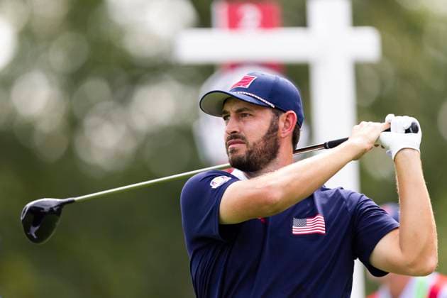 September 27, 2025, Farmingdale, Ny, United States: FARMINGDALE, NY - SEPTEMBER 27: Patrick Cantlay of Team USA tees off on hole 2 during the Ryder Cup - Afternoon Fourball Matches at Bethpage Black Golf Course on September 27, 2025 in Farmingdale, NY. Farmingdale United States - ZUMAt139 20250927_aaa_t139_060 Copyright: xAlxChang IsixPhotosx