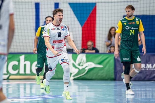 2. Handball Bundesliga; TV Hüttenberg - VfL Eintracht Hagen, 27.09.25 Tim Rüdiger (TV Hüttenberg, 18) 2. Handball Bundesliga; TV Hüttenberg - VfL Eintracht Hagen: Hüttenberg, 27.09.25 Copyright: xBEAUTIFULxSPORTS Roeczeyx