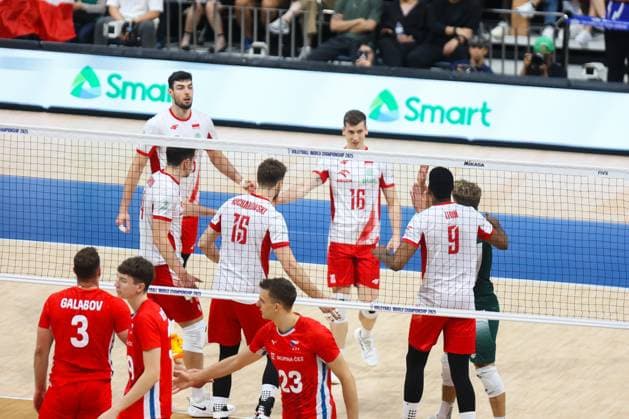 2025.09.28 Pasay City Manila siatkowka mezczyn Mistrzostwa Swiata FIVB 2025 Czechy - Polska N z FIVB Men s World Championship, WM, Weltmeisterschaft 2025 Czechia - Poland third place match bronze medalist mecz o trzecie miejsce medale brazowwe Wilredo Leon Bartosz Kurek radosc zwyciestwo winner win kibice Nicola Grbic doping Kamil Semeniuk Marcin Komenda Jakub Kochanowski Norbert Huber Bartosz Kurek Wilfredo Leon Jakub Popiwczak Foto Szymon Gorski 2025.09.28 Pasay City Manila volleyball men FIVB Men s World Championship 2025 Czechy - Polska FIVB Men s World Championship 2025 Czechia - Poland third place match bronze medalist mecz o trzecie miejsce medale brazowwe Wilredo Leon Bartosz Kurek radosc zwyciestwo winner win kibice Nicola Grbic doping Kamil Semeniuk Marcin Komenda Jakub Kochanowski Norbert Huber Bartosz Kurek Wilfredo Leon Jakub Popiwczak Credit: Szymon Gorski NEWSPIX.PL --- newspix.pl 