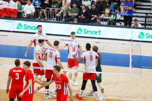 2025.09.28 Pasay City Manila siatkowka mezczyn Mistrzostwa Swiata FIVB 2025 Czechy - Polska N z FIVB Men s World Championship, WM, Weltmeisterschaft 2025 Czechia - Poland third place match bronze medalist mecz o trzecie miejsce medale brazowwe Wilredo Leon Bartosz Kurek radosc zwyciestwo winner win kibice Nicola Grbic doping Kamil Semeniuk Marcin Komenda Jakub Kochanowski Norbert Huber Bartosz Kurek Wilfredo Leon Jakub Popiwczak Foto Szymon Gorski PressFocus 2025.09.28 Pasay City Manila volleyball men FIVB Men s World Championship 2025 Czechy - Polska FIVB Men s World Championship 2025 Czechia - Poland third place match bronze medalist mecz o trzecie miejsce medale brazowwe Wilredo Leon Bartosz Kurek radosc zwyciestwo winner win kibice Nicola Grbic doping Kamil Semeniuk Marcin Komenda Jakub Kochanowski Norbert Huber Bartosz Kurek Wilfredo Leon Jakub Popiwczak Credit: Szymon Gorski PressFocus NEWSPIX.PL --- newspix.pl 