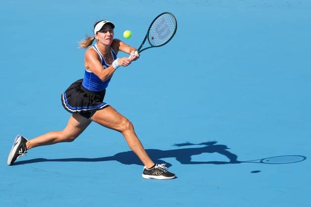 BEIJING, CHINA - SEPTEMBER 28: McCartney Kessler of the United States competes in the Women s Singles Round of 32 match against Barbora Krejcikova of Czechia on day 7 of the 2025 China Open at National Tennis Center on September 28, 2025 in Beijing, China.  Copyright: xVCGx 111593695380