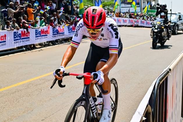 MAYRHOFER Marius Men Elite Road Race Rwanda 2025 MAYRHOFER Marius, Deutschland, Germany Straßenrennen Männer UCI-Straßenweltmeisterschaften 2025 in Kigali Ruanda. 92nd World Championships ME - Road Race (WC) One day race Kigali (267.5km) 2025 UCI Road World Championships Kigali Rwanda 28.09.2025