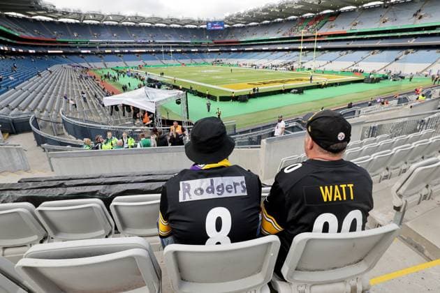 NFL, American Football Herren, USA Week 4, Croke Park, Dublin 28 9 2025 Pittsburgh Steelers vs Minnesota Vikings A general view of Croke Park before the game A general view of Croke Park before the game 28 9 2025  Copyright: x INPHO LaszloxGeczox LG_009096