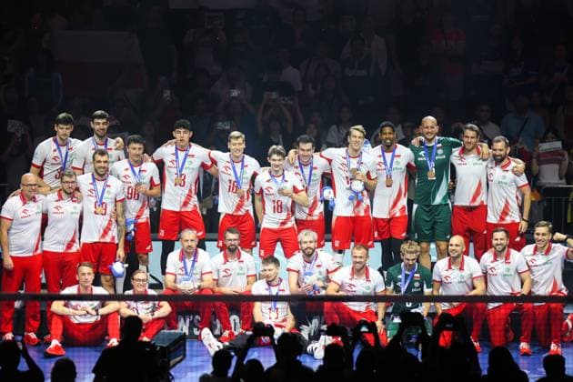 2025.09.28 Pasay City Manila siatkowka mezczyn Mistrzostwa Swiata FIVB 2025 Czechy - Polska N z FIVB Men s World Championship, WM, Weltmeisterschaft 2025 Czechia - Poland third place match bronze medalist mecz o trzecie miejsce medale brazowwe Wilredo Leon Bartosz Kurek radosc zwyciestwo winner win kibice Nicola Grbic doping Kamil Semeniuk Marcin Komenda Jakub Kochanowski Norbert Huber Bartosz Kurek Wilfredo Leon Jakub Popiwczak Foto Szymon Gorski PressFocus 2025.09.28 Pasay City Manila volleyball men FIVB Men s World Championship 2025 Czechy - Polska FIVB Men s World Championship 2025 Czechia - Poland third place match bronze medalist mecz o trzecie miejsce medale brazowwe Wilredo Leon Bartosz Kurek radosc zwyciestwo winner win kibice Nicola Grbic doping Kamil Semeniuk Marcin Komenda Jakub Kochanowski Norbert Huber Bartosz Kurek Wilfredo Leon Jakub Popiwczak Credit: Szymon Gorski PressFocus NEWSPIX.PL --- newspix.pl 