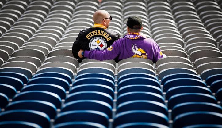 NFL, American Football Herren, USA Week 4, Croke Park, Dublin 28 9 2025 Pittsburgh Steelers vs Minnesota Vikings A view of fans ahead of the match A view of fans ahead of the match 28 9 2025  Copyright: x INPHO JamesxCrombiex JCF29195