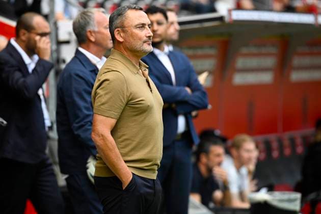 FOOTBALL : OGC Nice VS Paris FC - Ligue 1 McDonald s - 28 09 2025 Franck Haise (Coach OGC Nice) - Ligue 1 McDonald™s match between OGC Nice and Paris Football Club on September 28, 2025 at the Allianz Riviera Stadium in Nice. NiceFrance  Copyright: xWilliamxCannarellax