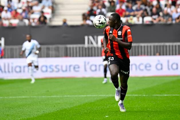 FOOTBALL : OGC Nice VS Paris FC - Ligue 1 McDonald s - 28 09 2025 Antoine Mendy (OGC Nice) - Ligue 1 McDonald™s match between OGC Nice and Paris Football Club on September 28, 2025 at the Allianz Riviera Stadium in Nice. NiceFrance  Copyright: xWilliamxCannarellax