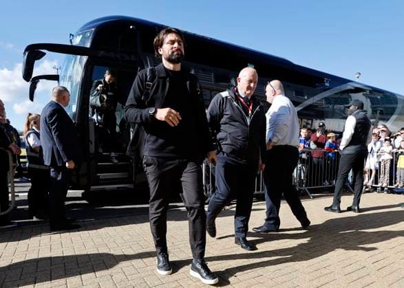 Livingston v Rangers William Hill Premiership Russell Martin Rangers Head Coach arrives at the stadium during the William Hill Premiership match at the The Home of the Set Fare Arena, Livingston UK Newspapers OUT Copyright: xFredxPalmerx FIL-22289-0034