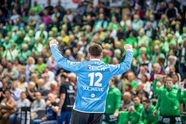 Handball Bundesliga; HSG Wetzlar - GWD Minden, 28.09.25 Anadin Suljakovic (HSG Wetzlar, 12) Handball Bundesliga; HSG Wetzlar - GWD Minden: Wetzlar, 28.09.25 Copyright: xBEAUTIFULxSPORTS Roeczeyx