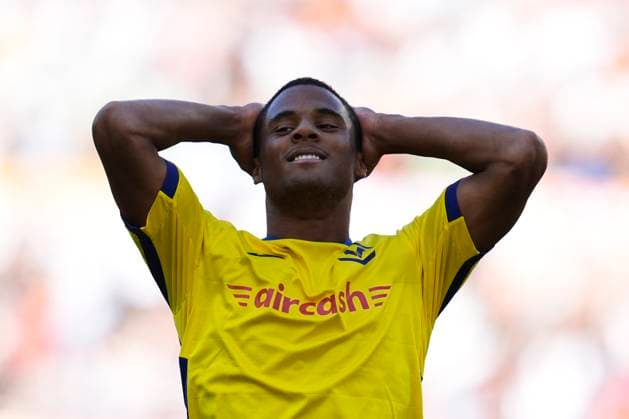 Amin Sarr (Hellas Verona) looks dejected, Serie A, AS Roma v Hellas Verona FC, Olimpico Stadium, September 28, 2025, Roma, Italy.