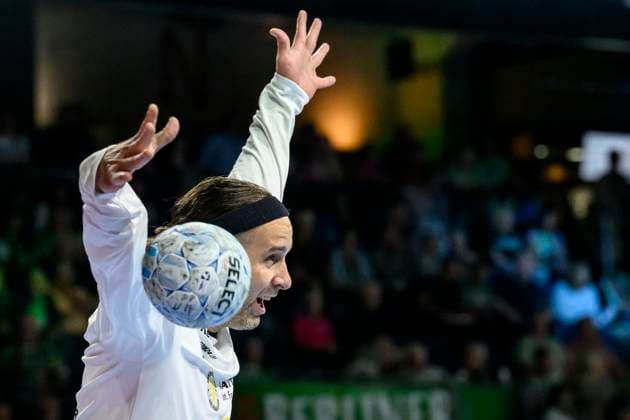im Bild v.l.: Silvio Heinevetter (ThSV E), Freisteller GER, Berlin, Handball, Fuechse Berlin vs ThSV Eisenach, DAIKIN Handball-Bundesliga, in der Max Schmeling Halle, 21.09.2025, Copyright: HMBxMedia UwexKoch