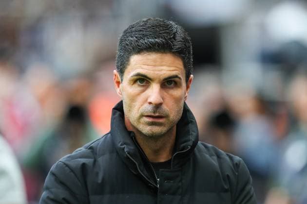 Newcastle United FC v Arsenal FC, Premier League Mikel Arteta Manager Of Arsenal during the Newcastle United FC v Arsenal FC English Premier League match at St.James Park, Newcastle, England, United Kingdom on 28 September 2025 Credit: Lee Keuneke Every Second Media Editorial use only. All images are copyright Every Second Media Limited. No images may be reproduced without prior permission. All rights reserved. Premier League and Football League images are subject to licensing agreements with Football DataCo Limited. see https: www.football-dataco.com Copyright: xIMAGO EveryxSecondxMediax ESM-1601-0040 LeexKeunekex xEveryxSecondxMediax