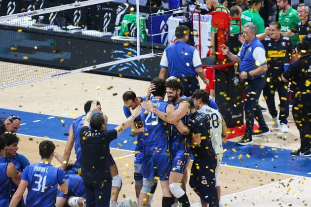 2025.09.28 Pasay City Manila siatkowka mezczyn Mistrzostwa Swiata FIVB 2025 Bulgaria - Wlochy N z FIVB Men s World Championship, WM, Weltmeisterschaft 2025 Bulgary - Italy najlepszy blokujacy Jakub Kochanowski best middle blockers final match gold medalist mecz o trzecie miejsce medale brazowwe Wilredo Leon Bartosz Kurek radosc zwyciestwo winner win kibice Nicola Grbic doping Kamil Semeniuk Marcin Komenda Jakub Kochanowski Norbert Huber Bartosz Kurek Wilfredo Leon Jakub Popiwczak Foto Szymon Gorski PressFocus 2025.09.28 Pasay City Manila volleyball men FIVB Men s World Championship 2025 Bulgaria - Wlochy FIVB Men s World Championship 2025 Bulgary - Italy najlepszy blokujacy Jakub Kochanowski best middle blockers final match gold medalist mecz o trzecie miejsce medale brazowwe Wilredo Leon Bartosz Kurek radosc zwyciestwo winner win kibice Nicola Grbic doping Kamil Semeniuk Marcin Komenda Jakub Kochanowski Norbert Huber Bartosz Kurek Wilfredo Leon Jakub Popiwczak Credit: Szymon Gorski PressFocus NEWSPIX.PL --- newspix.pl 